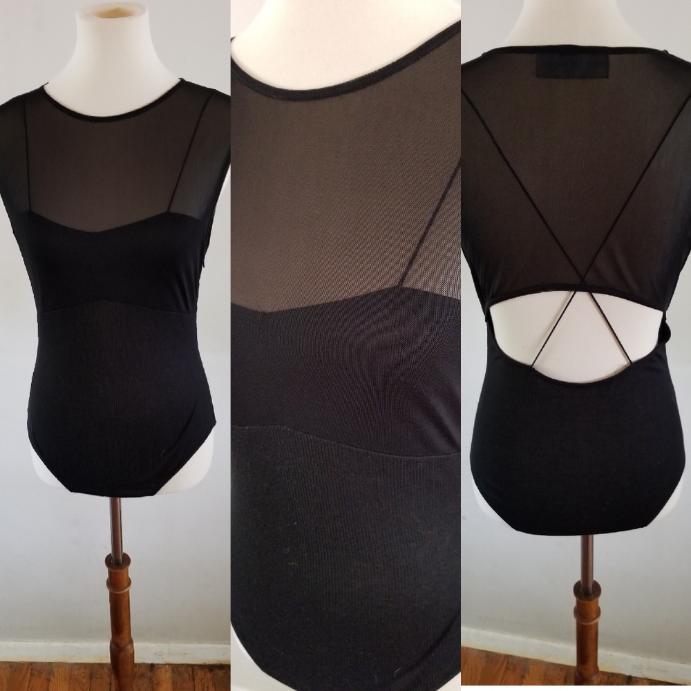 NWOT Black Bodysuit